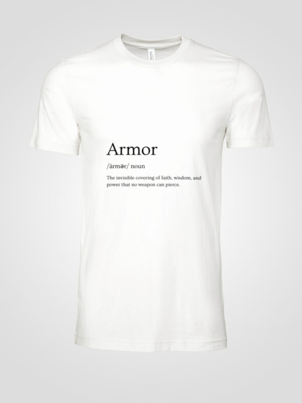 "Armor" Definition Tee – Invisible Strength in Motion